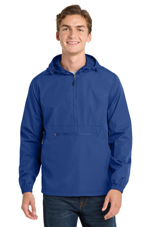 Sport-Tek® Men's Packable Anorak - True Royal