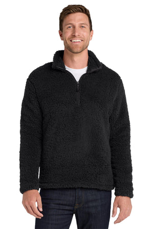 Port Authority® Men's Cozy 1/4-Zip Fleece - Black