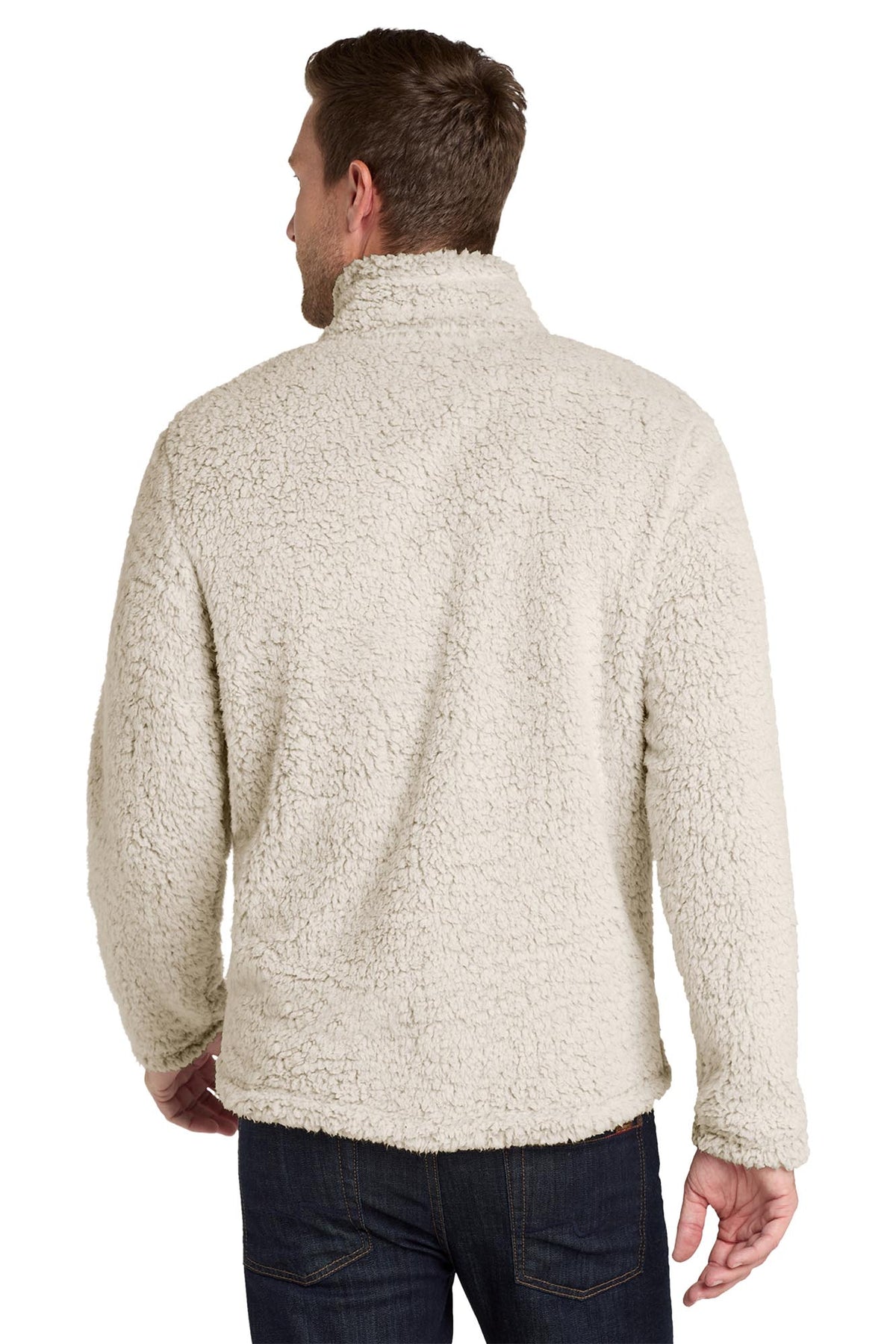 Port Authority® Men's Cozy 1/4-Zip Fleece - Oatmeal Heather