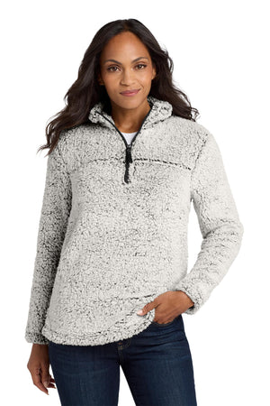 Port Authority® Women's Cozy 1/4-Zip Fleece - Grey Heather