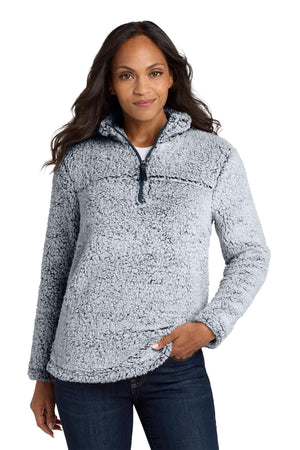 Port Authority® Women's Cozy 1/4-Zip Fleece - Navy Heather