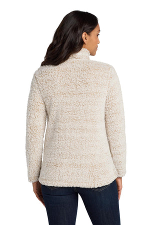 Port Authority® Women's Cozy 1/4-Zip Fleece - Oatmeal Heather