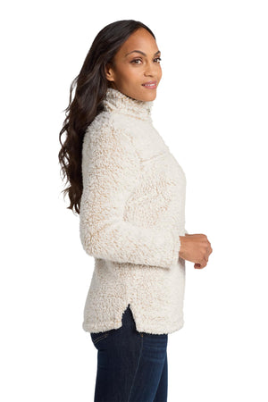 Port Authority® Women's Cozy 1/4-Zip Fleece - Oatmeal Heather