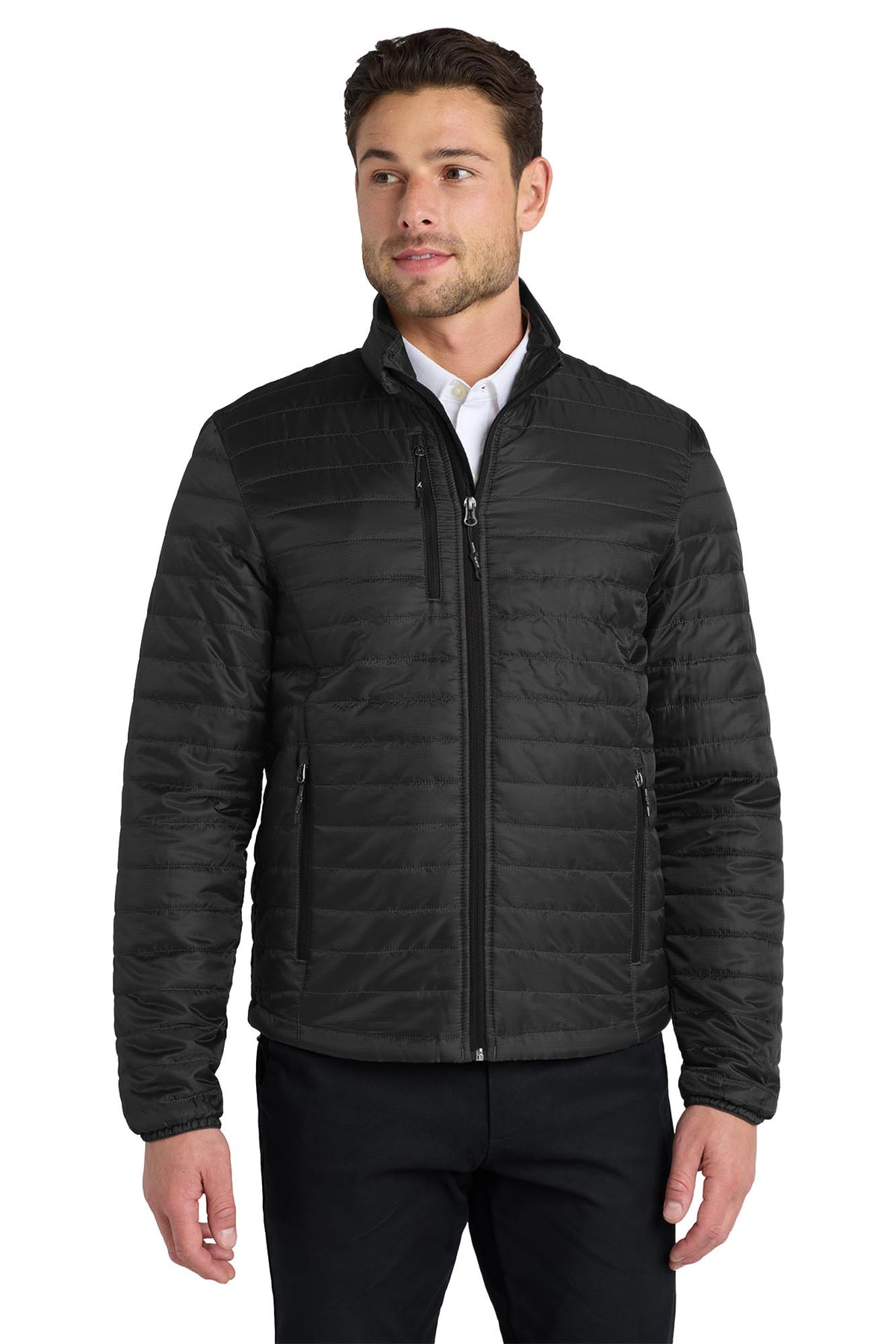Port Authority® Packable Puffy Jacket - Deep Black