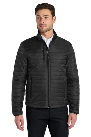 Port Authority® Packable Puffy Jacket - Deep Black
