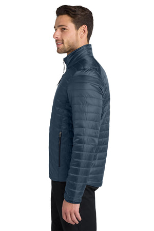 Port Authority® Packable Puffy Jacket - Regatta Blue/River Blue Navy