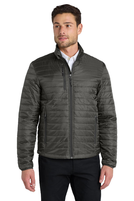 Port Authority® Packable Puffy Jacket - Sterling Grey/Graphite