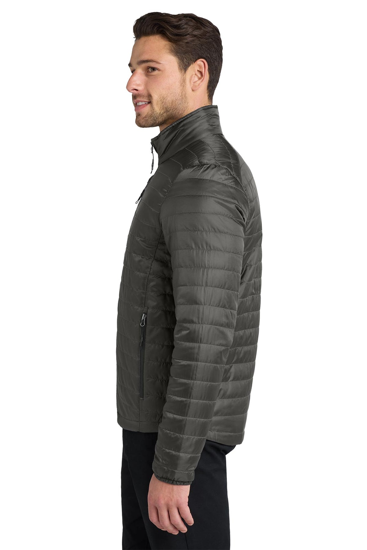 Port Authority® Packable Puffy Jacket - Sterling Grey/Graphite