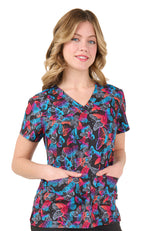Ava Therese Women's Audrey Print Top