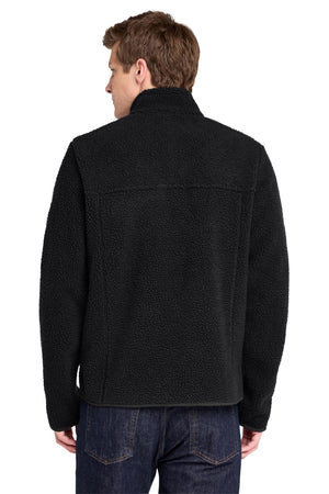 Port Authority® Camp Fleece Snap Pullover - Deep Black