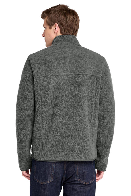 Port Authority® Camp Fleece Snap Pullover - Grey Steel