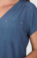 koi™ Next Gen Up and Going Women's 1-Pocket Scrub Top