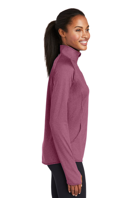 Sport-Tek® Women's Sport-Wick® Stretch 1/4-Zip Pullover