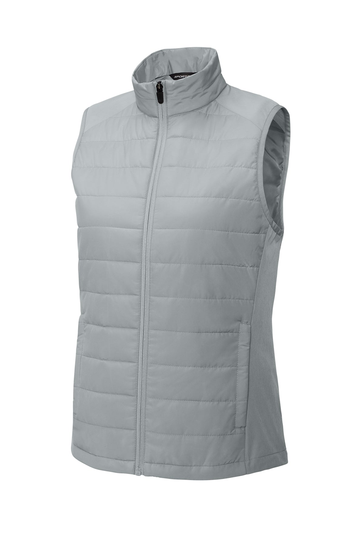 【新品】ts(s) Back Slit Easy Vest Blue Grey 新品】ts(s) Back Slit Easy Vest Blue Grey