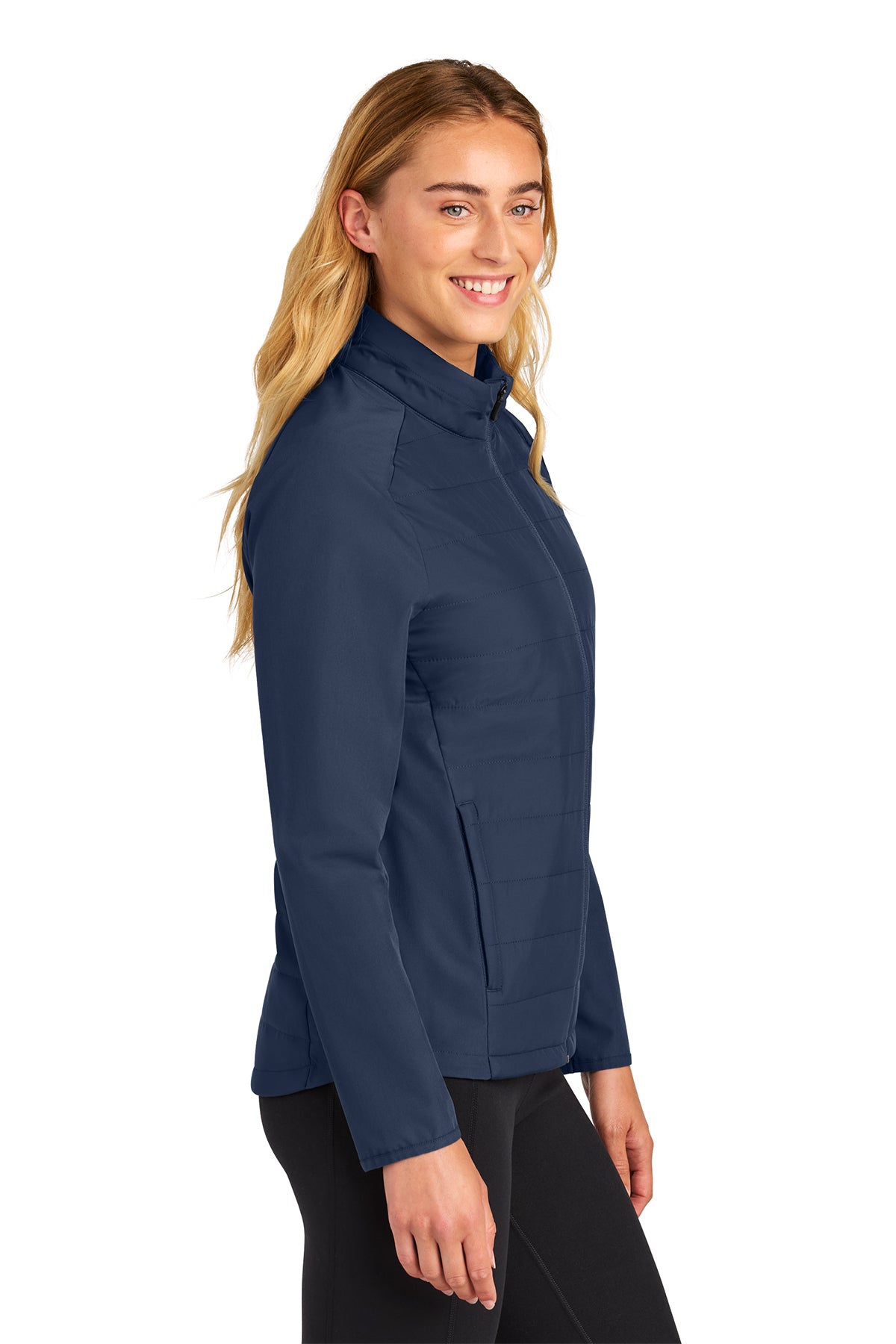 te+.(テト) tenjiku WOMEN dark navy Sport-Tek® Women's Teknical Hybrid Jacket – Alexander's Uniforms