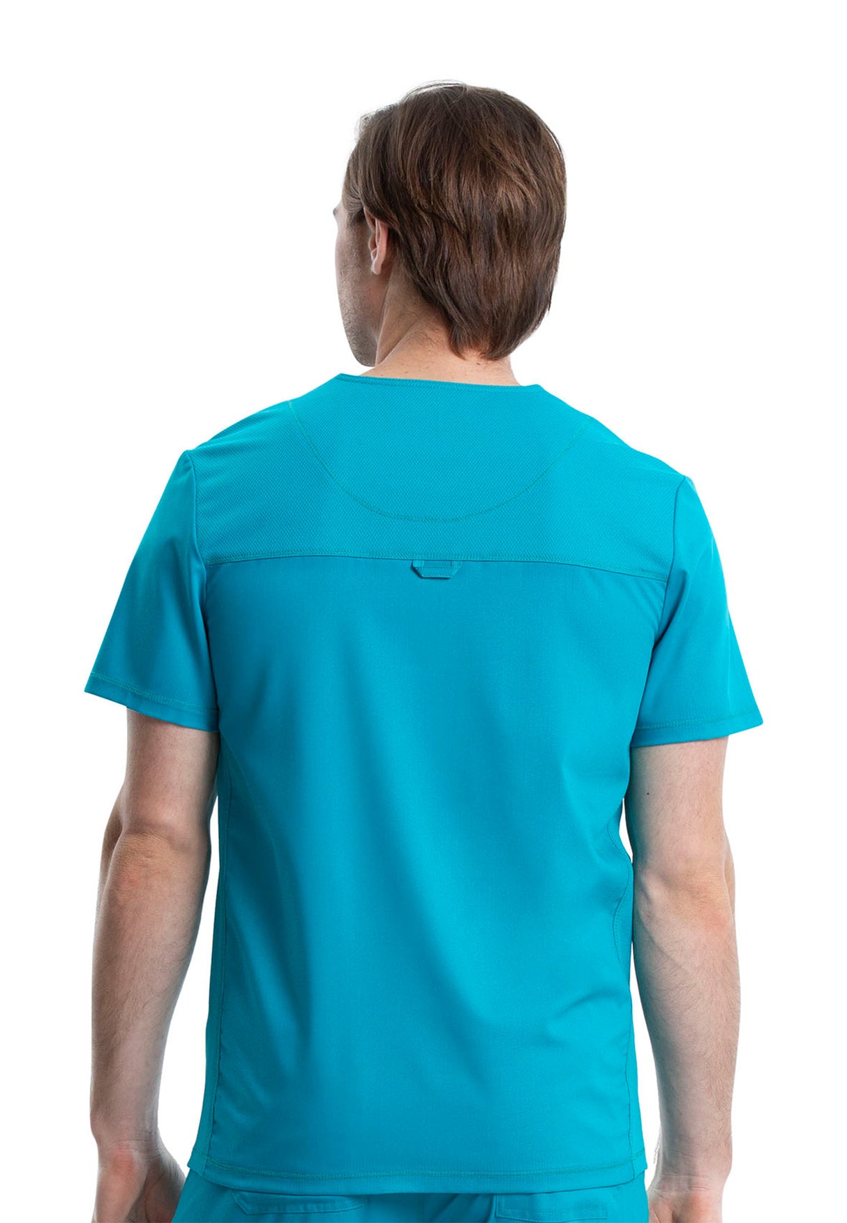 Cherokee Workwear Men's V-Neck 2-Pocket Top