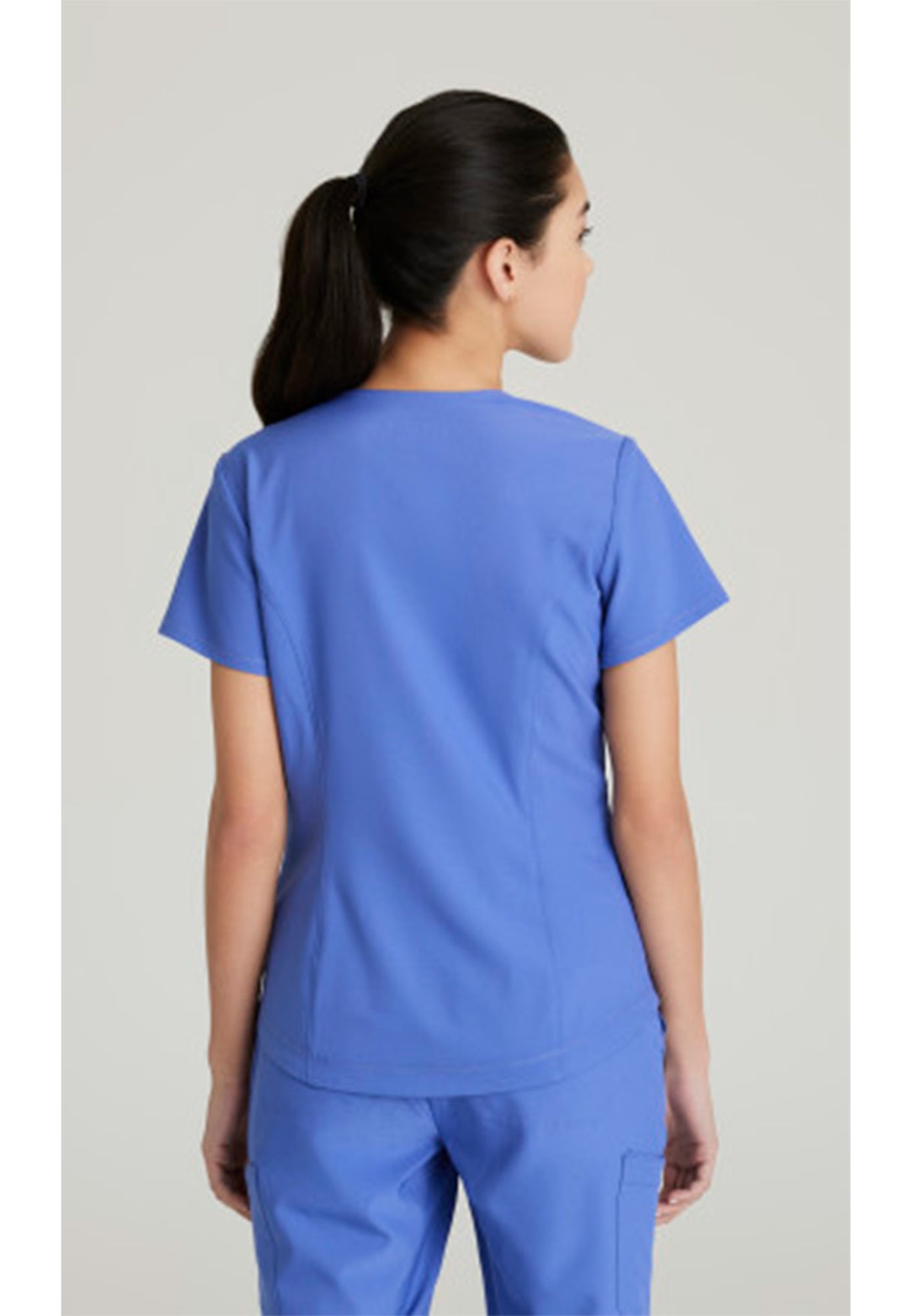 Grey's Anatomy™ Evolve Women's Rhythm 2-Pocket Piped V-Neck CiCLO® Scrub Top