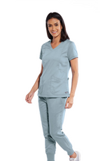 Grey's Anatomy™ Women's Kira Zipper-Pocket Scrub Top