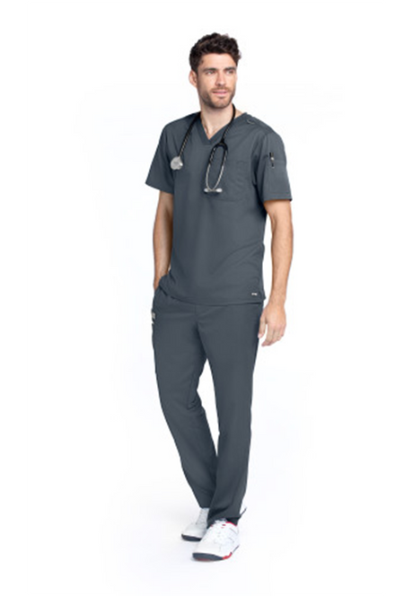 Grey's Anatomy™ Men's Evan 2-Pocket V-Neck Top