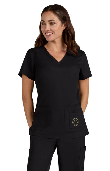 koi™ Smiley World Blissful 3 Pocket Top