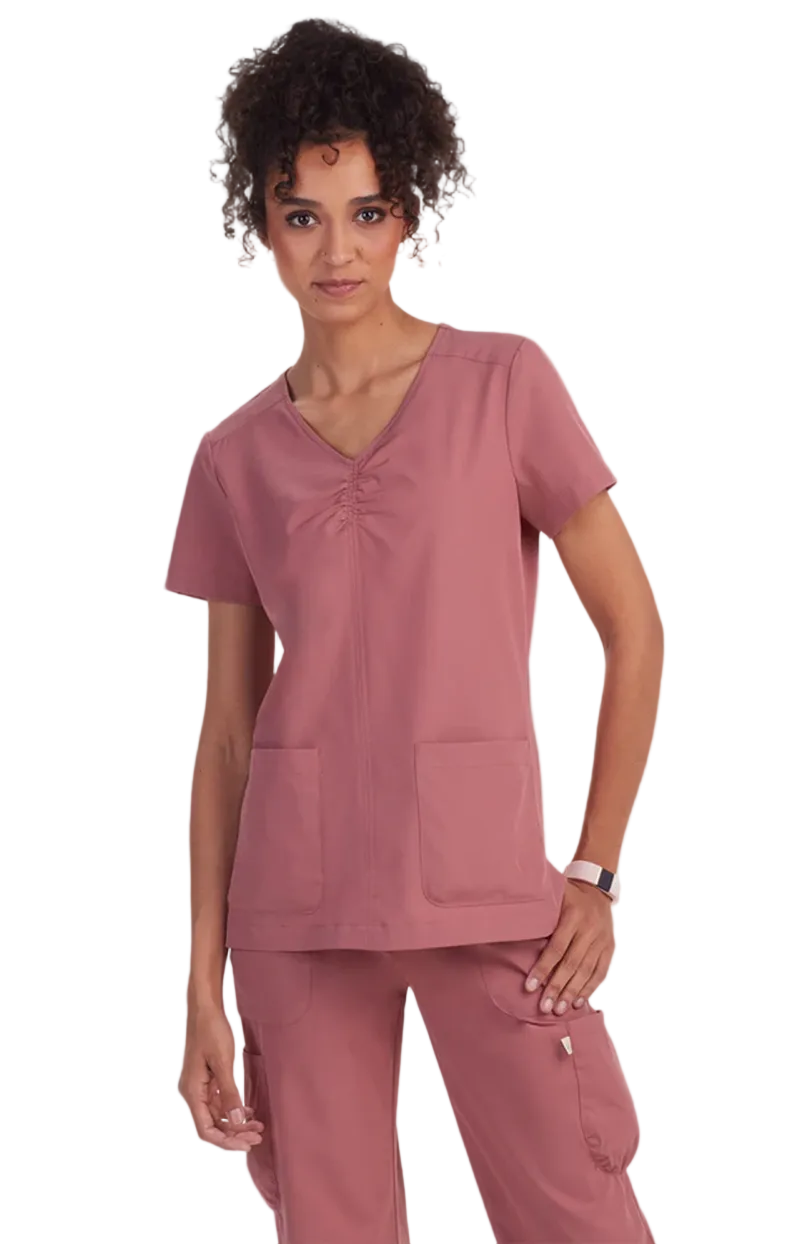 koi™ Planet Enik 2 Pocket Eco-friendly V-Neck scrub top