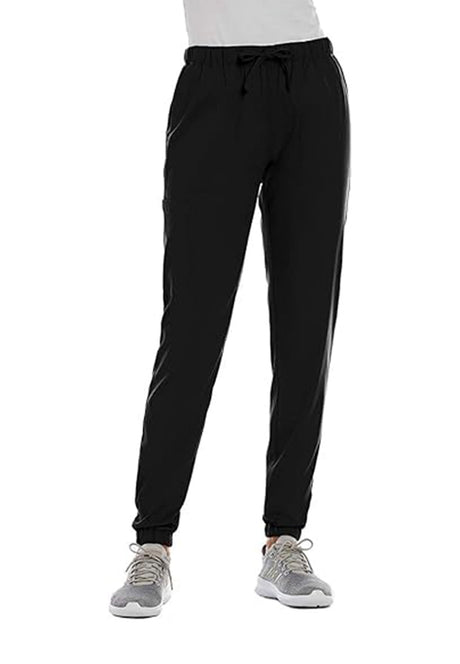 Elements Originals Women's 5 Pocket 4-Way Stretch Elastic Waistband Jogger Pant