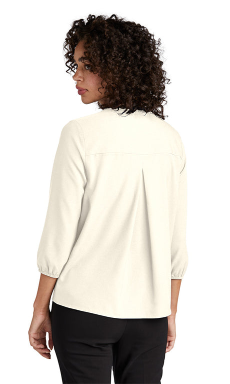 Mercer+Mettle® Women's Stretch Crepe 3/4-Sleeve Blouse