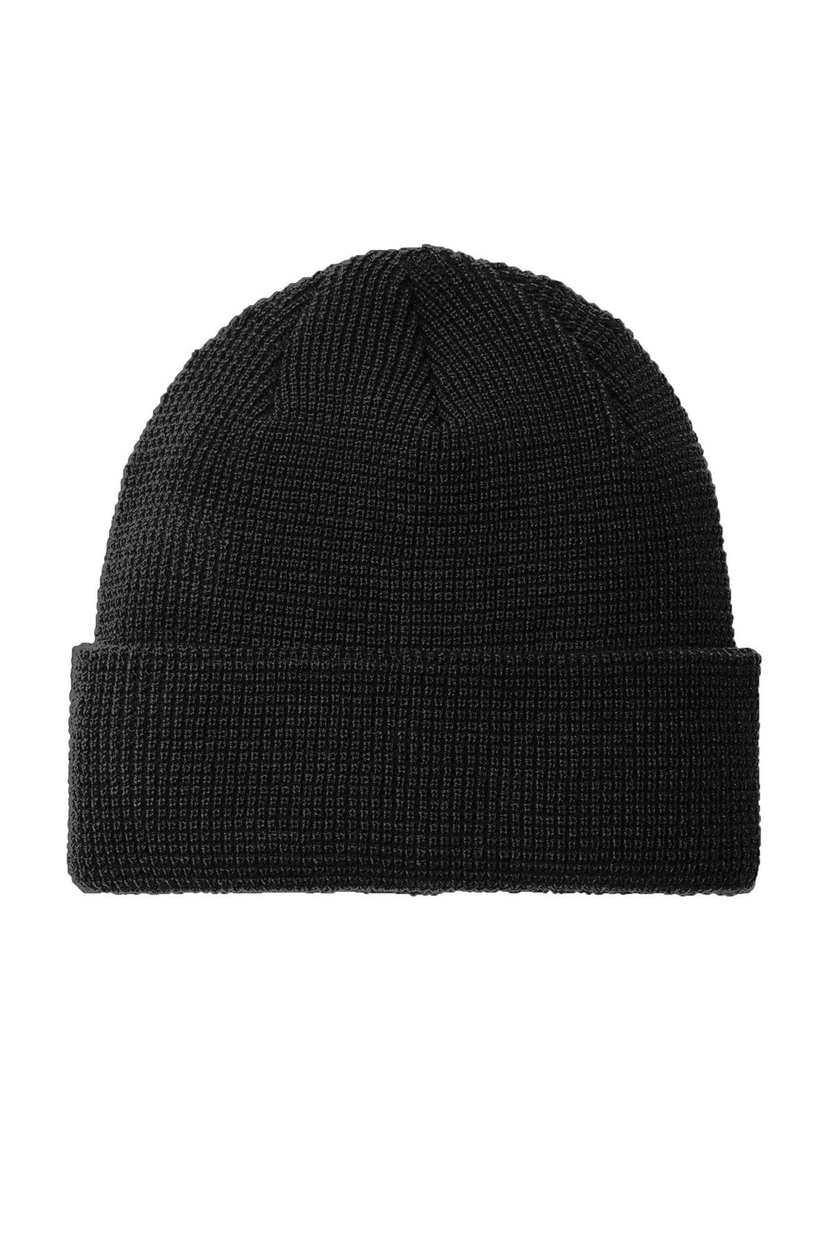 Port Authority® Thermal Knit Cuffed Beanie - Deep Black
