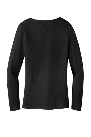 District® Women’s Perfect Tri® Long Sleeve V-Neck Tee - Black