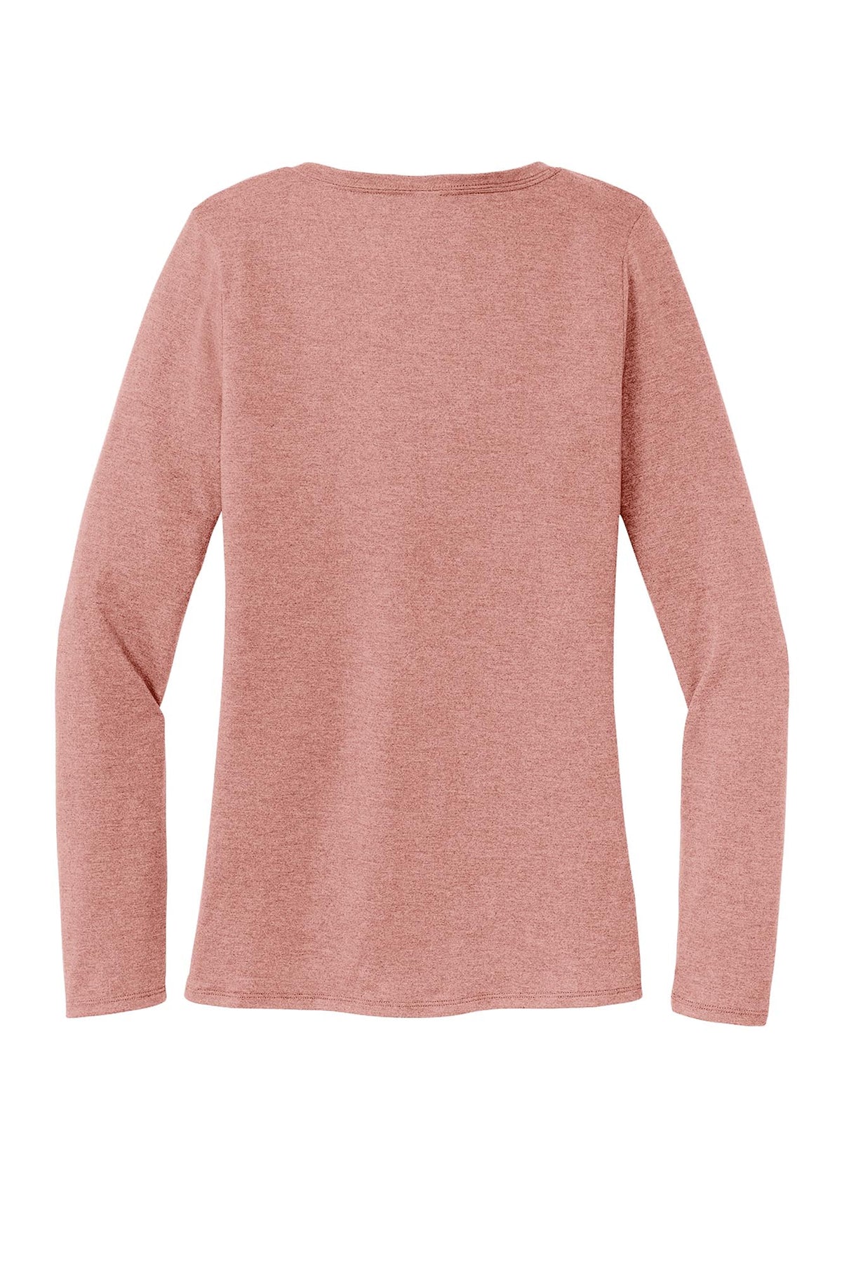District® Women’s Perfect Tri® Long Sleeve V-Neck Tee - Blush Frost