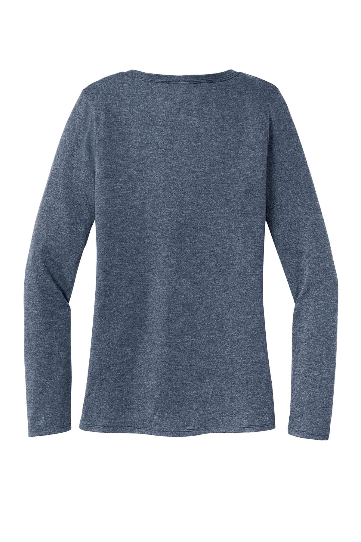 District® Women’s Perfect Tri® Long Sleeve V-Neck Tee - Navy Frost