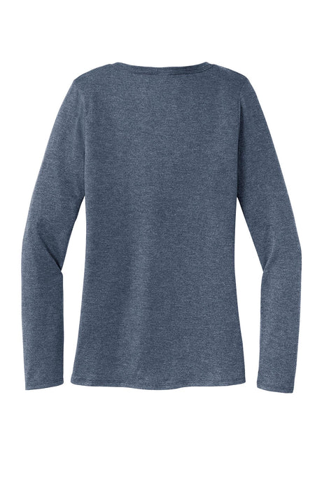 District® Women’s Perfect Tri® Long Sleeve V-Neck Tee - Navy Frost