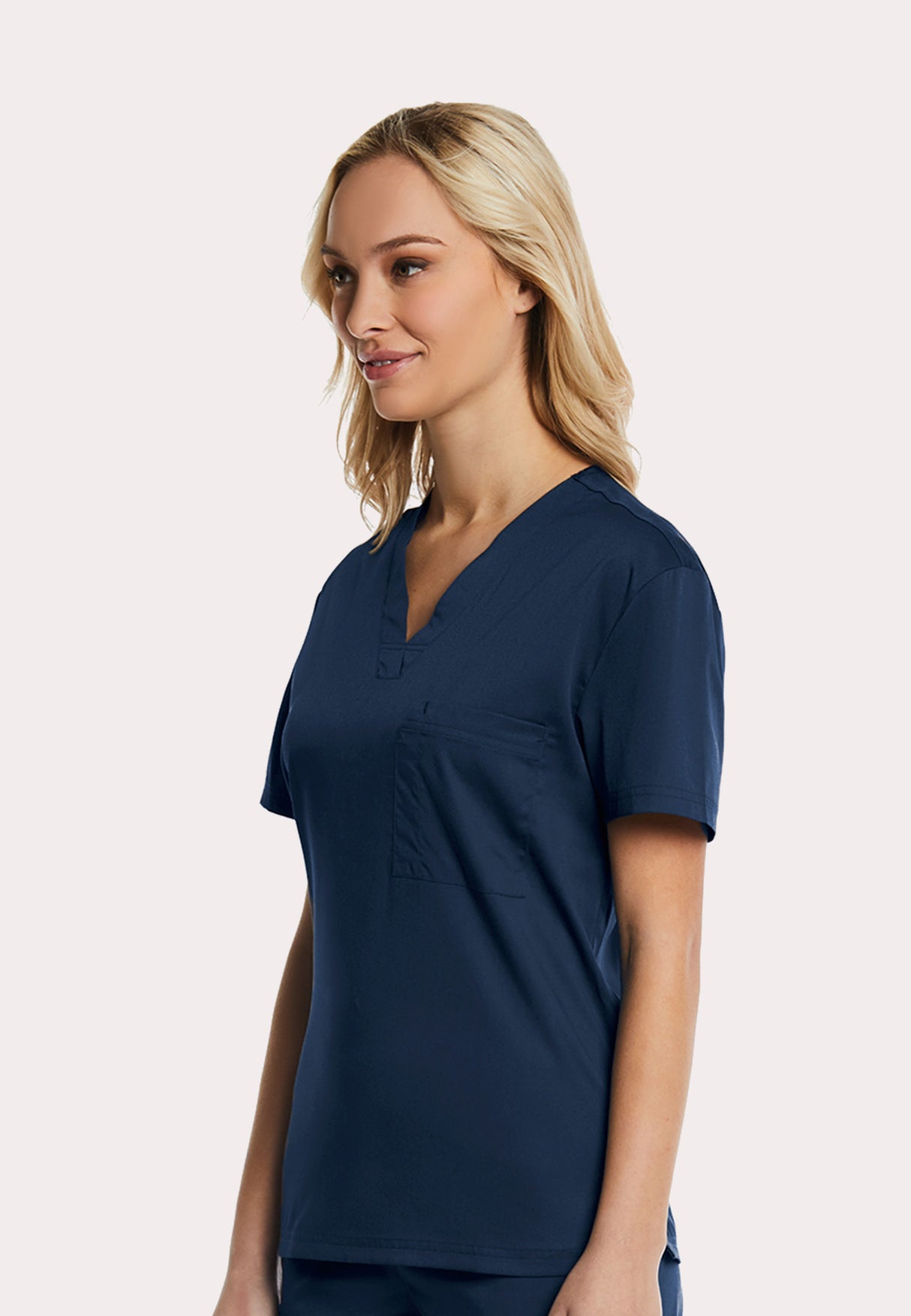 Elements Originals Unisex 1-Pocket V-Neck Scrub Top