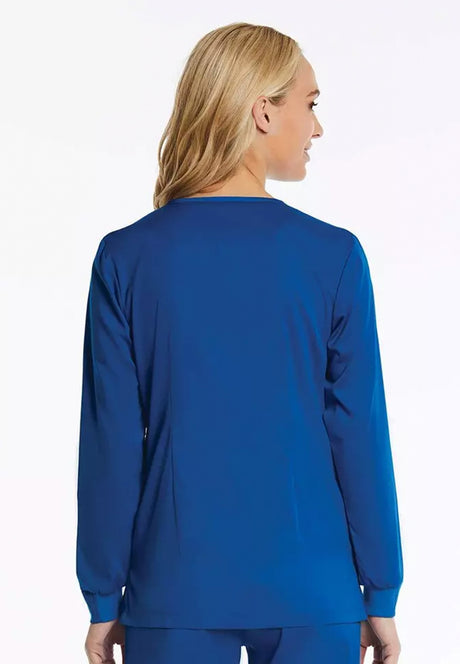 Elements by Alexanders Uniforms Women's 3-Pocket 4-Way Stretch Snap Button Scrub Jacket