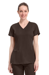 Healing Hands HH Works Monica Women's 4-Pocket Stretch V-Neck Scrub Top