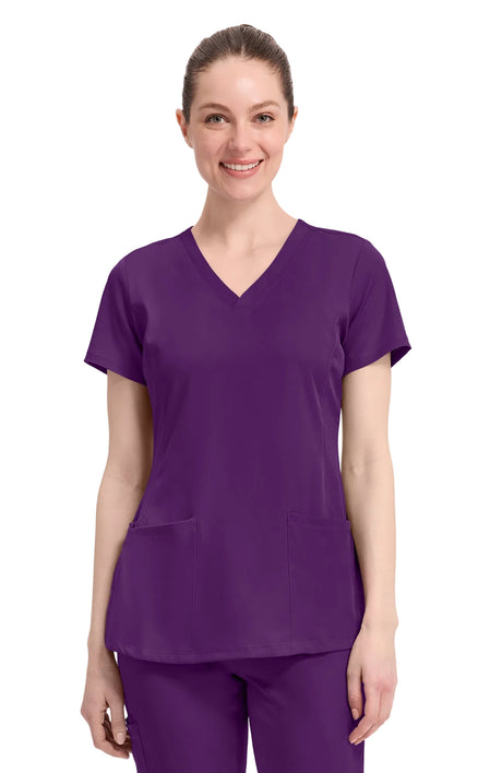 Healing Hands® HH Works Monica Women's Stretch V-Neck Scrub Top