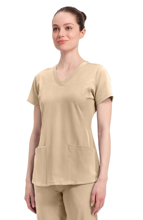 Healing Hands® HH Works Monica Women's Stretch V-Neck Scrub Top