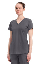 Healing Hands HH Works Monica Women's 4-Pocket Stretch V-Neck Scrub Top