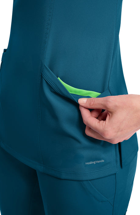 Healing Hands HH Works Women's Madison 4-Pockets Top