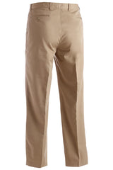 Edwards® Microfiber Flat-Front Tan Dress Pant