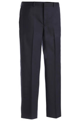 Edwards® Microfiber Flat-Front Navy Dress Pant