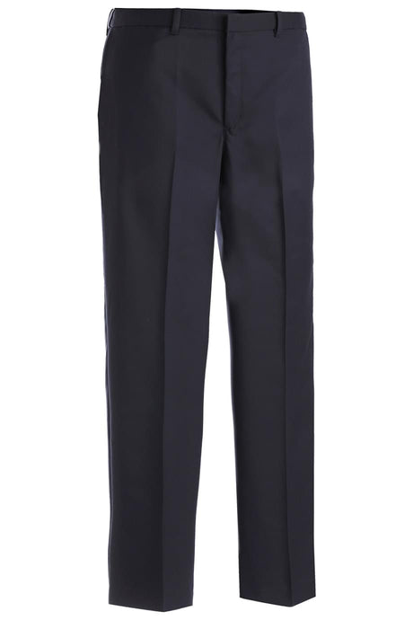 Edwards® Microfiber Flat-Front Navy Dress Pant