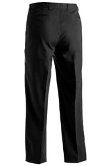 Edwards® Microfiber Flat-Front Black Dress Pant