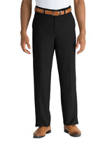Edwards® Microfiber Flat-Front Black Dress Pant