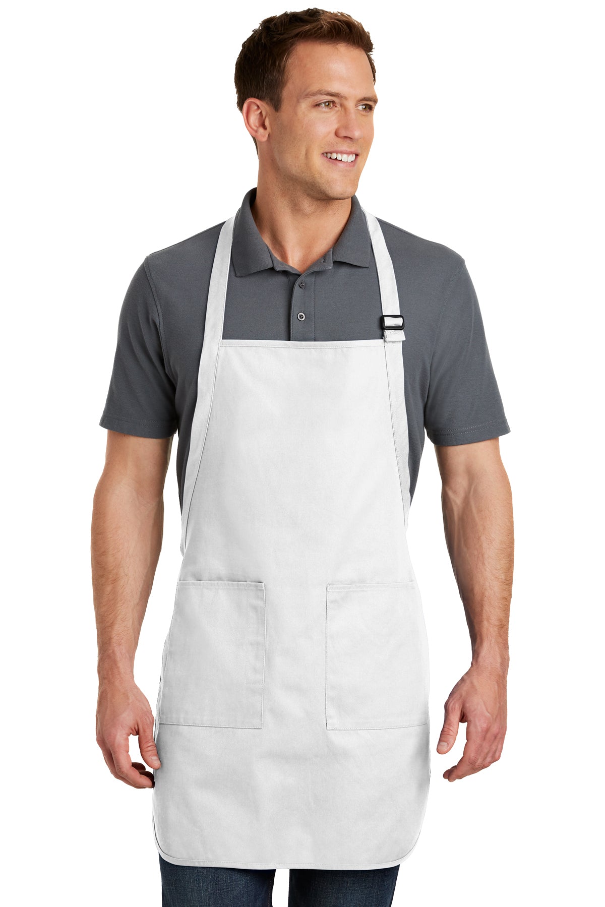 Port Authority® Full-Length Apron with Pockets