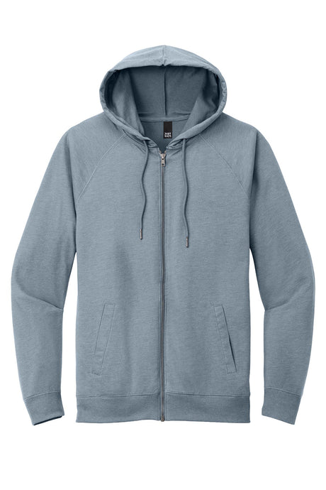 District® Featherweight French Terry™ Full-Zip Hoodie - Flint Blue Heather