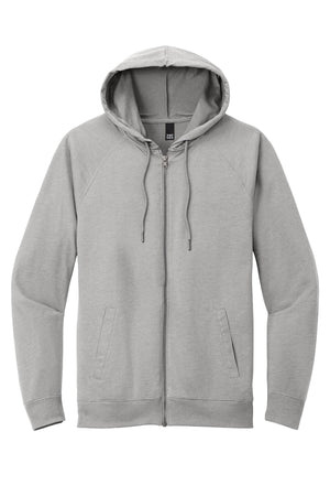District® Featherweight French Terry™ Full-Zip Hoodie - Light Heather Grey