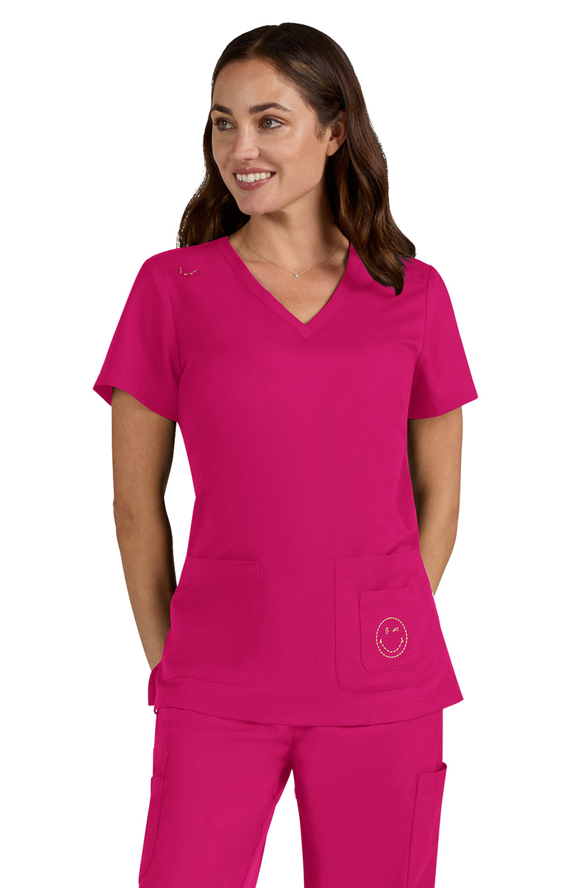 koi™ Smiley World Blissful 3 Pocket Top