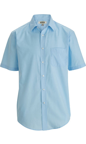 Edwards® Essential Broadcloth Short Sleeve Mens Shirt