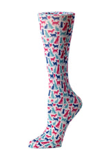 Cutieful 8-15 mmHg Sheer Knee High Compression Socks